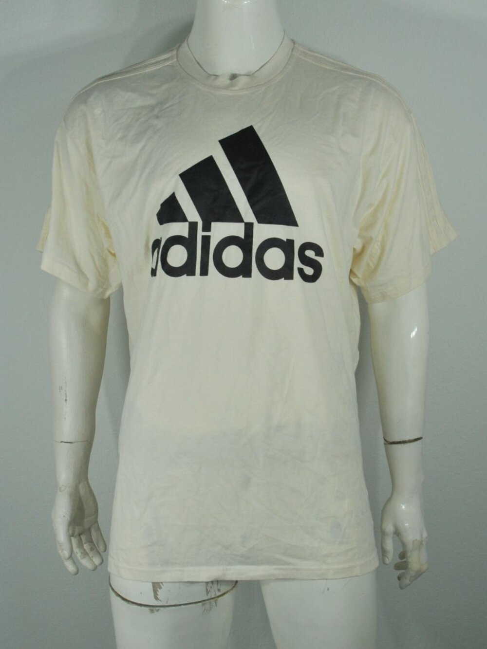 Adidas Special Edition Men's T-shirt 2XL Zero Dye tee Short Sleeve Off White NWT